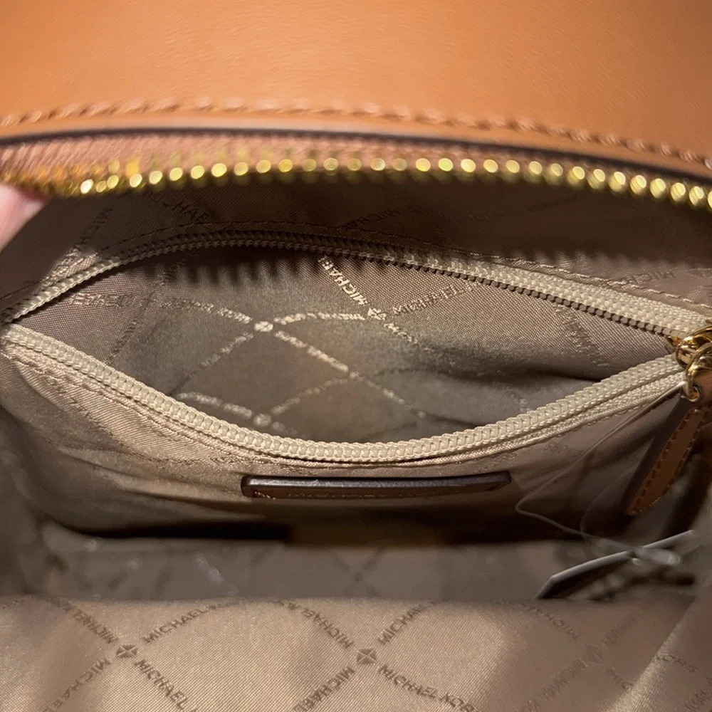 Michael Kors Dark Brown Signature Backpack
